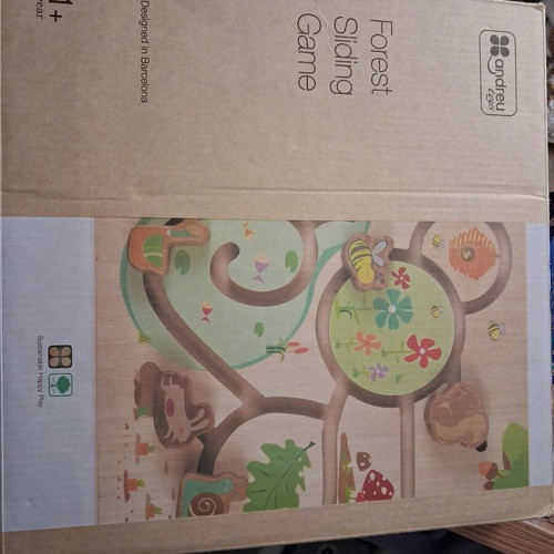 Wooden toy like new that develops fine motor skills