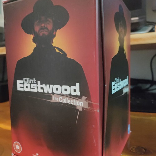 Clint Eastwood The Collection DVD boxset like new with Greek subtitles