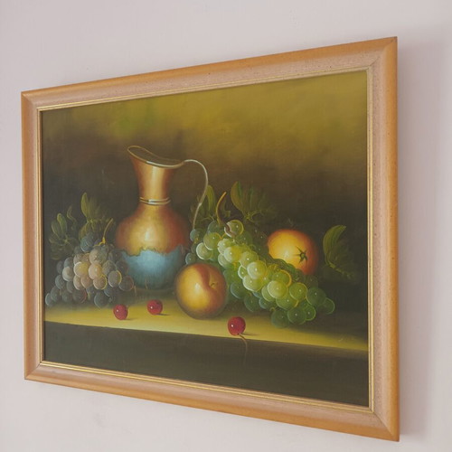 Oil painting used, signed, framed 61x50 cm