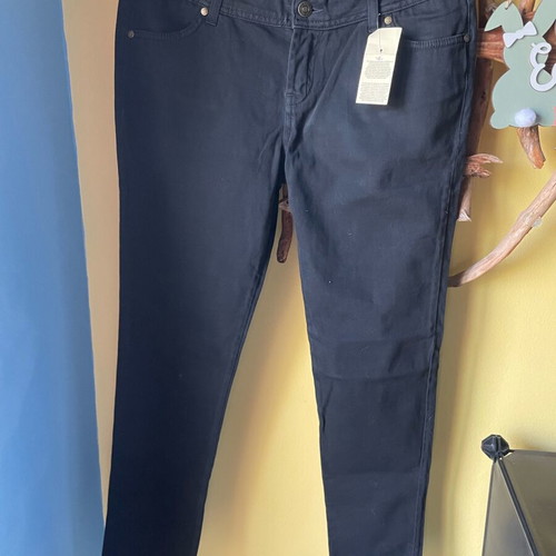 Capri elastic jeans pants size M Rococo new, black