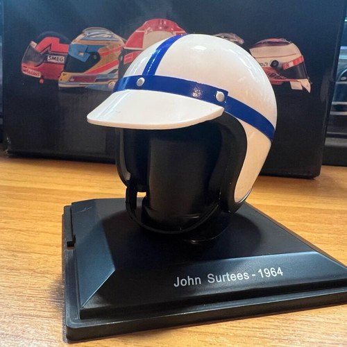 John Surtees 1964 helmet new from Ferrari collection
