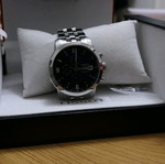 Tissot PRC200 Automatic Chronograph σαν καινούργιο ανδρικό ρολόι μαύρο ασημί