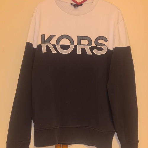 Michael Kors sweatshirt medium like new, black and white