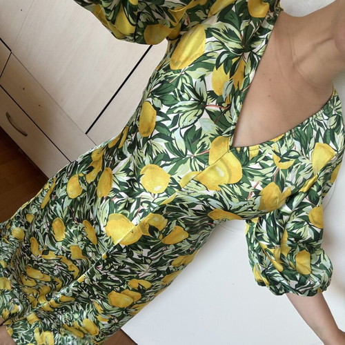 Asos Design Lemon Dress size 36 like new
