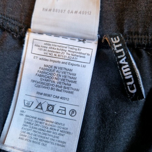 Adidas Climalite black women's sweatpants Medium used
