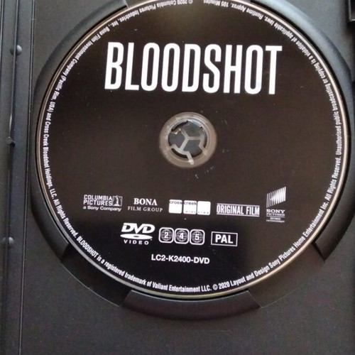 Bloodshot DVD used with Greek subtitles, alternate ending