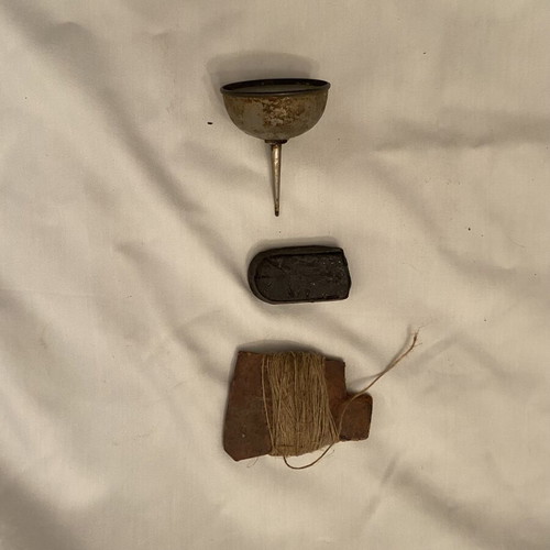 Shoe Repair Tools set used, antique cobbler equipment