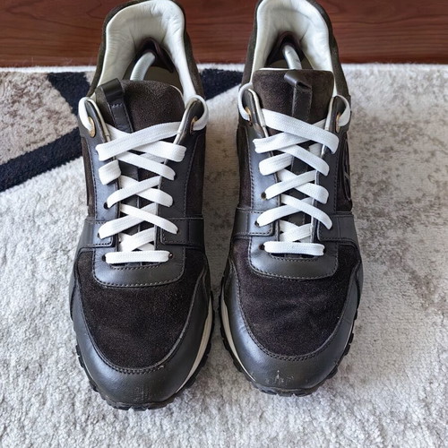 Louis Vuitton sneakers used size 38.5 with visible wear