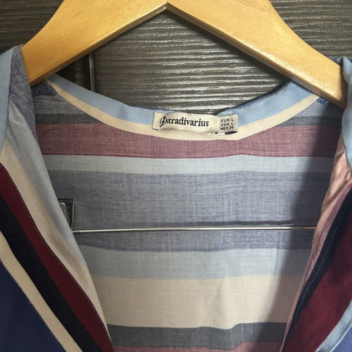 Stradivarius shirt L like new, viscose, multicolor