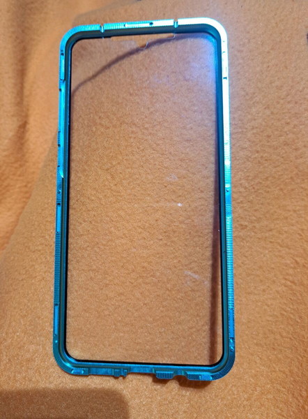 Μεταλλική θήκη, μαγνητική με τζαμακι για Xiaomi Redmi note 8 pro.Καινουρια ,χρώμα μεταλλικό πράσινο.