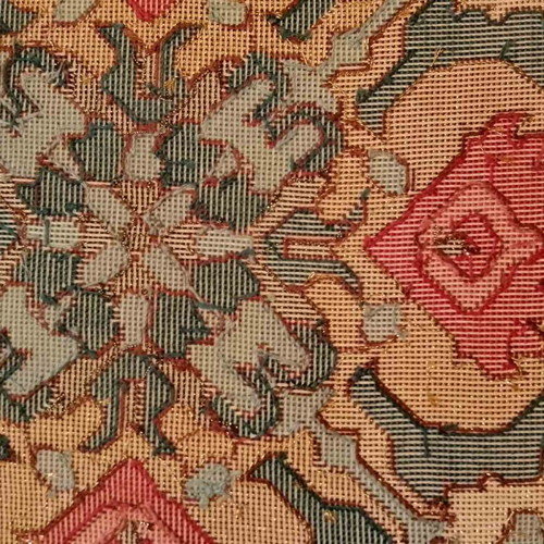 Embroidered counted thread table runner cross stitch new