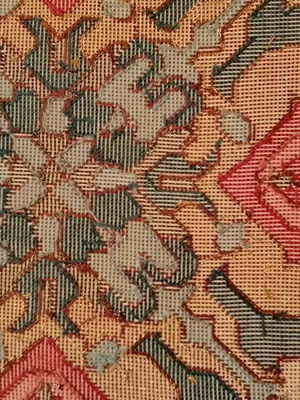 Embroidered counted thread table runner cross stitch new