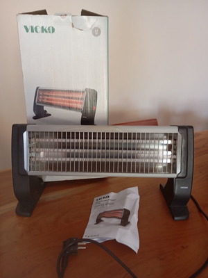 Vicko quartz heater with 3 bulbs, 1 kW