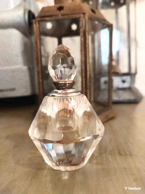 Perfume bottle used with vintage aesthetic, decorative