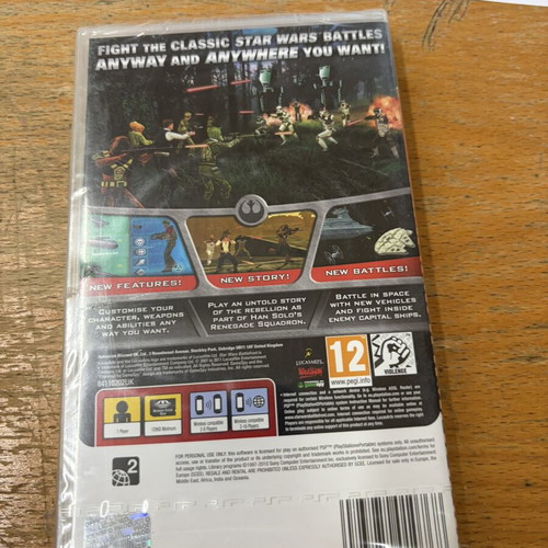 Star Wars Battlefront Renegade Squadron PSP game new