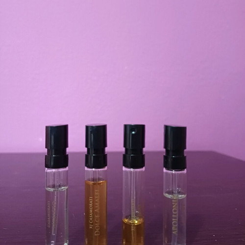 Xerjoff 2ml samples used, Casamorati Mefisto, Dolce Amalfi, Fiero, Apollonia