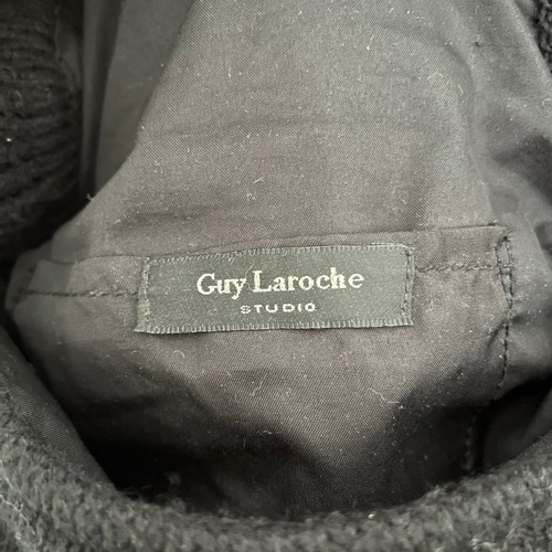 Guy Laroche knitted women's shoulder bag new black
