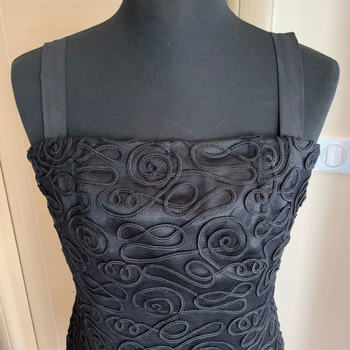 Vintage Aslanis Pret A Porter Dress with Bolero like new, size 48, black