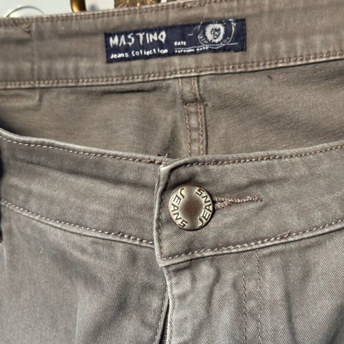 Mastino chino men's pants khaki/gray like new, size 38