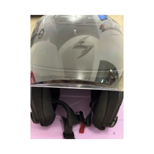 Jet motorcycle helmet black matte size L like new