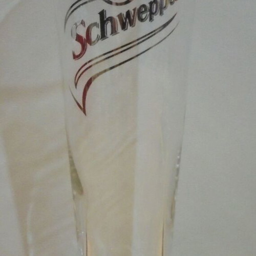 Schweppes soda set of two promotional glasses like new