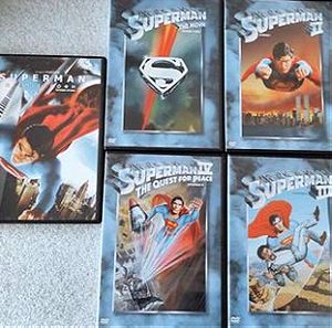 SUPERMAN  5 ΤΑΙΝΙΕΣ DVD