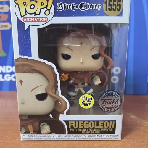 Funko Pop Animation 1555 Black Clover Fuegoleon Glow In the Dark figure new