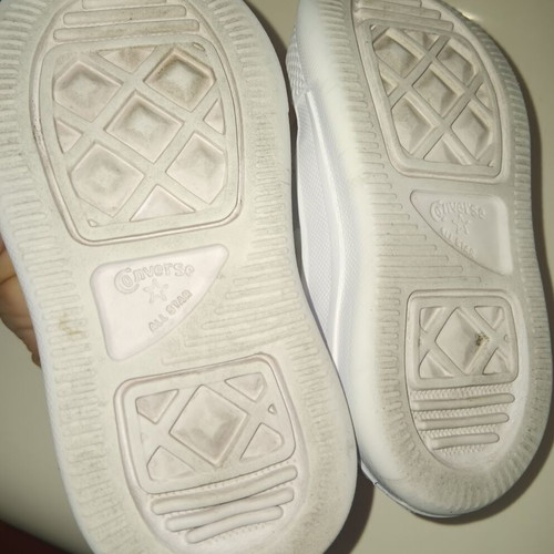 Converse All Star shoes size 22 used, white slip-on