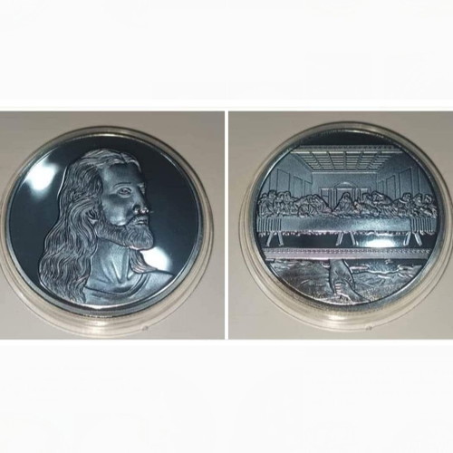 Commemorative Jesus Medal new, 40 mm diameter