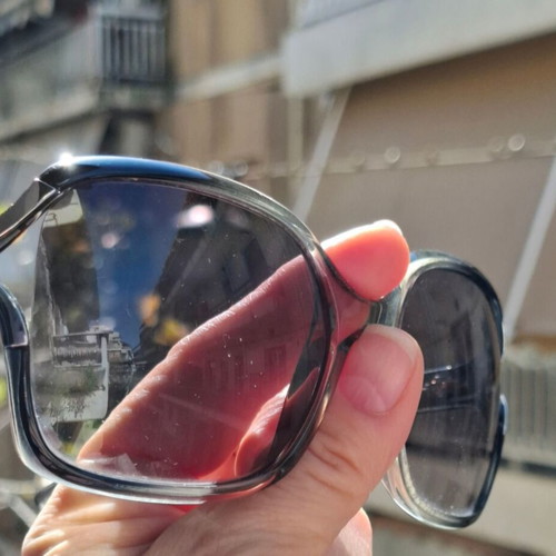 Sunglasses like new, black and purple