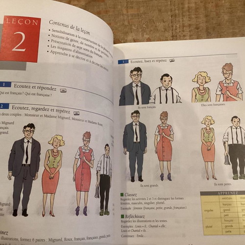 Mosaique 1 methode de francais new French language book