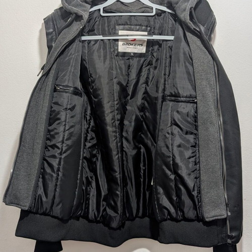 Brokers Jeans men's jacket new, black, size XL