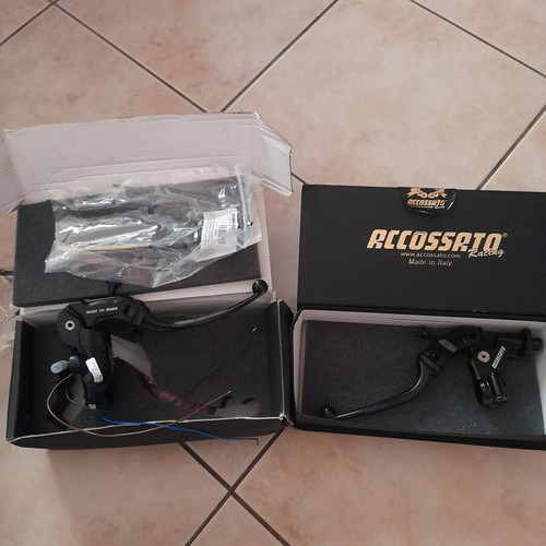 Accossato levers new, clutch and brake
