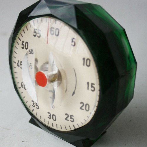 Vintage 70's Mechanical Kitchen Timer Ringer Kecskemet Hungary new