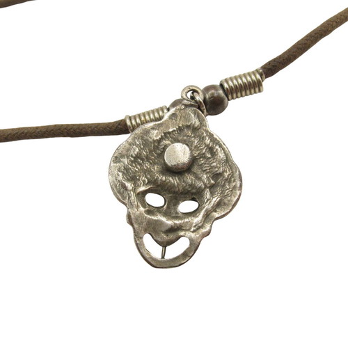 Vintage necklace with Venetian mask like new, enamel