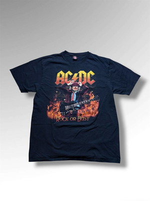 Vintage Y2K AC/DC T-shirt XXL men's like new, black