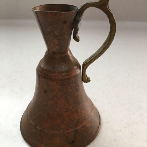 Copper utensils used, jug and briki from the 80s