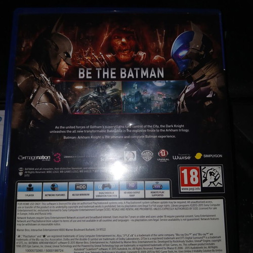 Batman Arkham Knight PS4 game used