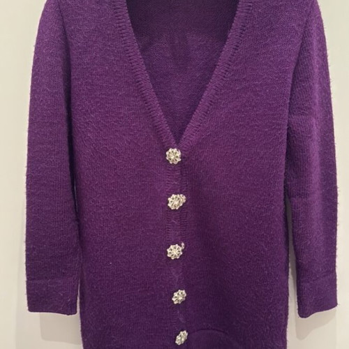 Zini boutique cardigan like new, purple