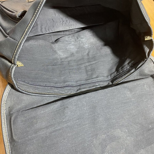 Disney leather crossbody bag used, black 30x40x10 cm