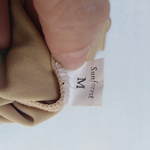 Vintage sleeveless beige top like new, size M