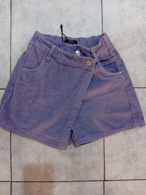 Bershka corduroy skirt shorts size S