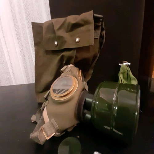 Cold War Gas Masks Complete Set, New Condition, Pack of 2
