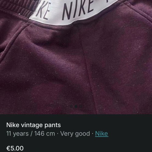 Nike sweatpants like new, size 146 cm, rare color