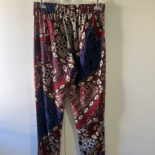 BSB Printed Pants with Ethnic Boho Pattern like new, size S