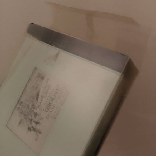 Famous Grouse Whiskey glass coasters new, set of 4 in case