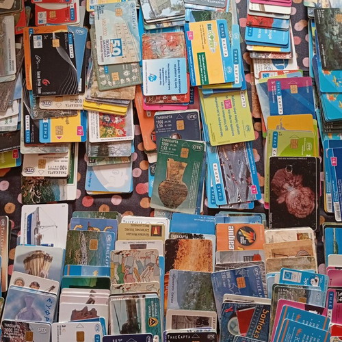 Collectible phone cards like new, 442 pieces from 1998-2003