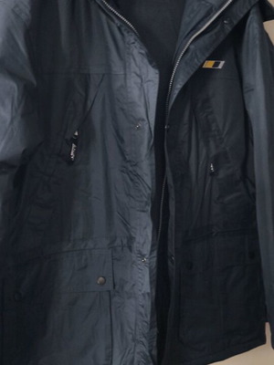 ANEK LINES work jacket new, blue XL with insulation and hood