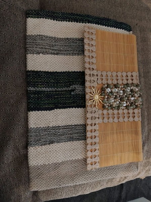 Handmade handbag from Morocco like new, multicolored