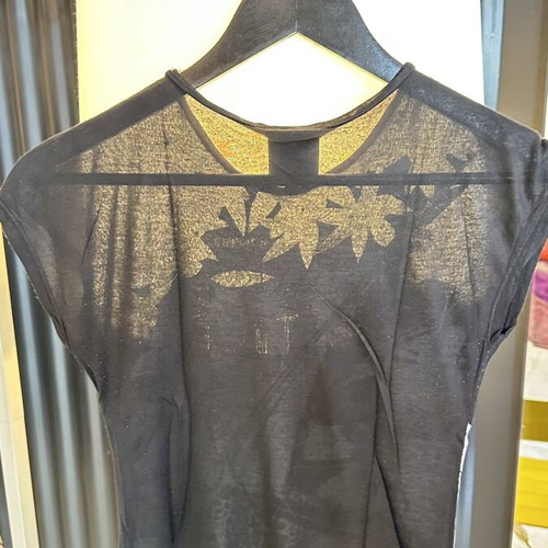 Just Cavalli top with graphic print, size S 36